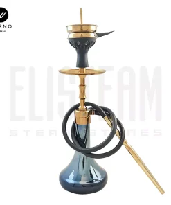 قلیان طرح کرنو دراگون M طلایی (تنگ آبی کروم)