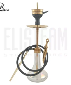 قلیان طرح کرنو دراگون معماریان L طلایی (تنگ هفت رنگ )