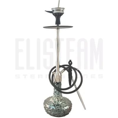 قلیان طرح کرنو نیویورک XL نقره ای (تنگ کروم)