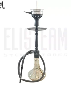 قلیان نوراک M مشکی (تنگ کروم)