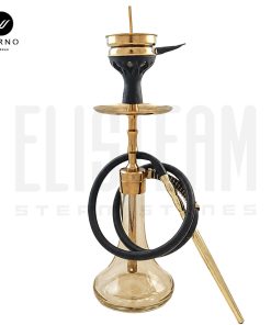 قلیان طرح کرنو دراگون M طلایی  (تنگ عسلی)