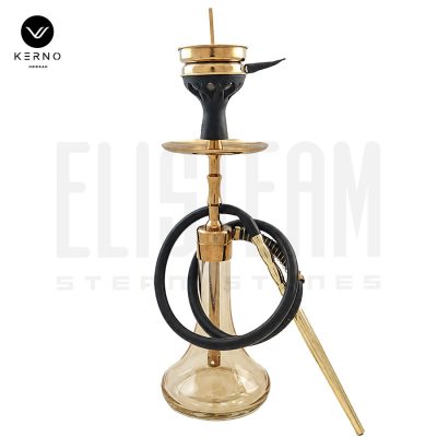 قلیان طرح کرنو دراگون M طلایی  (تنگ عسلی)